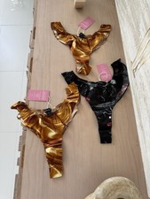 100 SILK French cut thong panties, 2 Pack, size M, Excellent For Gift