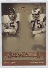 2006 Donruss Classics Classic Combos /500 Deacon Jones Dick Butkus #CC-5 HOF 0j0