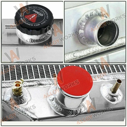 For 1966-79 Ford F-Series Bronco Trucks V8 AT 4 ROW Radiator Shroud Fan Relay - Foto 4 di 10