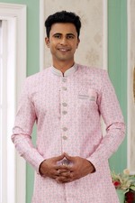 Indian Designer Wedding Bollywood Party Wear Traditional Boys Semi Indo Western