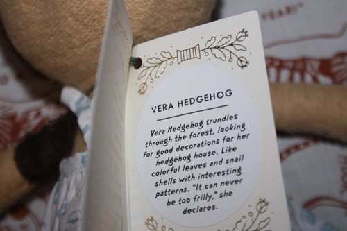 Hazel Village Vera Hedgehog Doll w/ Tag Retired Limited Edition Animal Villager - Picture 6 of 10