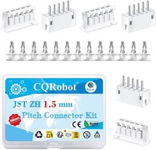 JST ZH 1.5mm Pitch 5 Pin Connector Kit, Male Plugs Female Sockets Housing