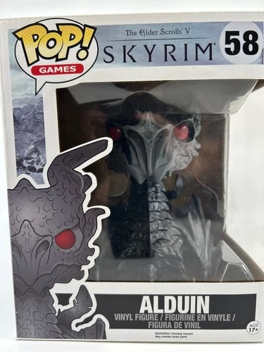 Funko POP! Games Skyrim Alduin Supersized #58 Vinyl Figure DAMAGED BOX