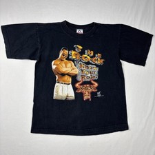Vintage 1998 Dwayne The Rock Johnson Shirt Youth XL WWF Wrestling Know Your Role