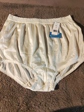 New Carole 100 Nylon Brief Panties Size 10 - Style 945 Ivory