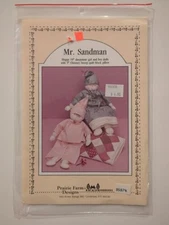 Prairie Farm Designs Mr. Sandman Quilt Floppy Doll Craft Pattern Wall Hanging 