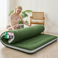 Auemtyn Japanese Floor Mattress, 4" Japanese Futon Mattress, Foldable  Porta...