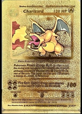 Charizard Flame   Gold Foil   Fan Art   Cosplay   4/102   Pokémon   Pokemon