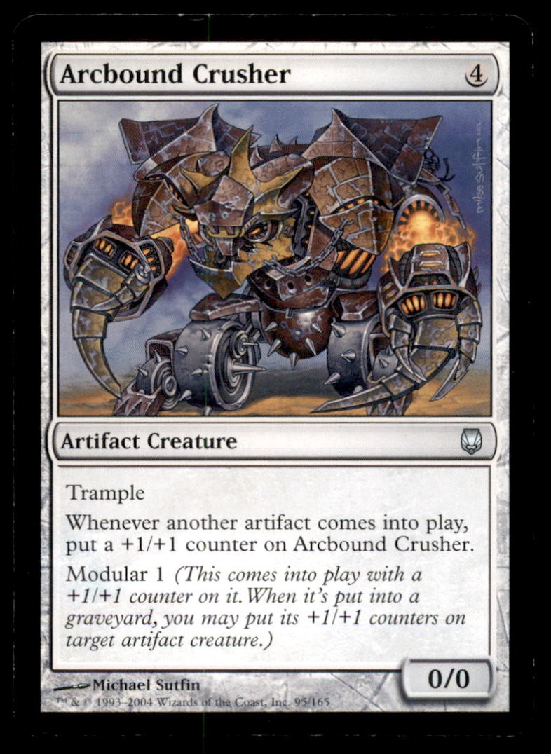 MTG Arcbound Crusher LP Light Play Darksteel [1503]