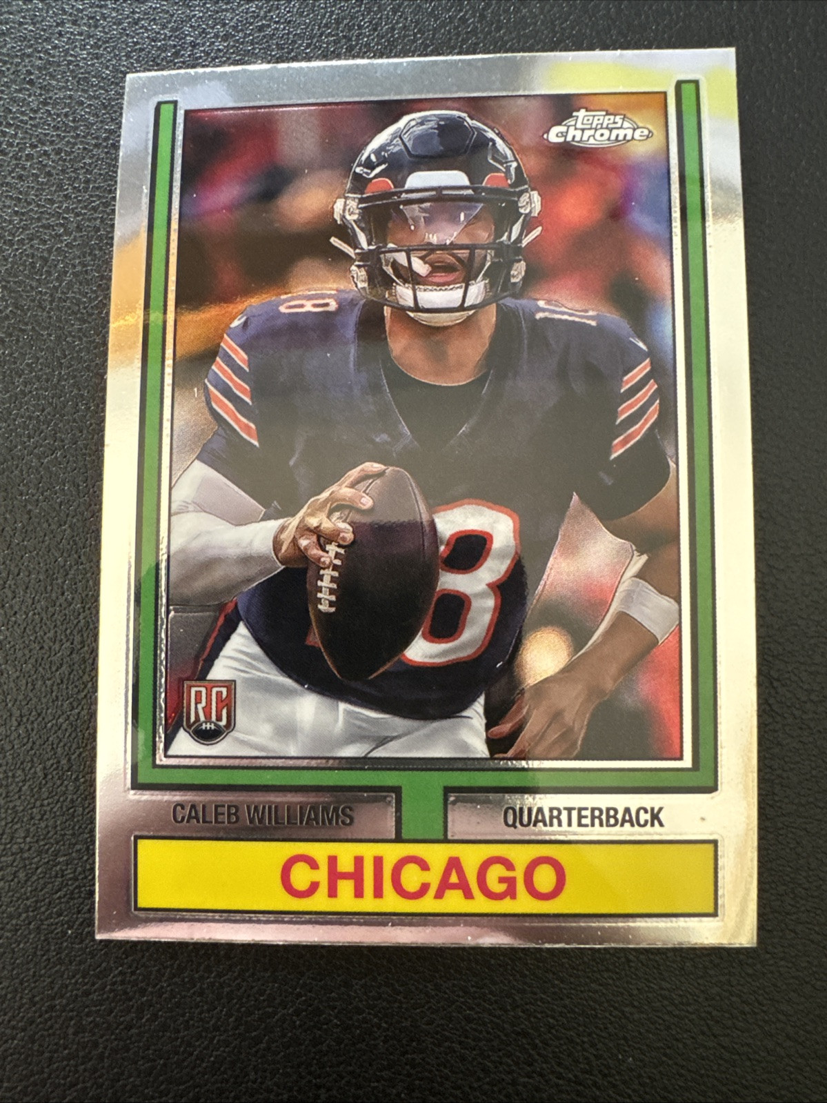 2024 Topps Chrome Football Caleb Williams (#74TF-1) 1974 Throwback