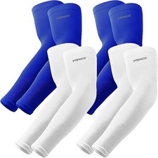 4 Pairs Arm Protection Sleeve for Men Women Sun Forearm Arm Protector Cover Slee