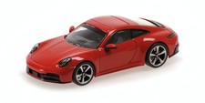 Minichamps 1:64 PORSCHE 911 (992.2) CARRERA RED 2025 Diecast Model