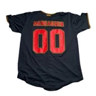 Danhausen Signed Jersey 00 AK XXL Black Red Pro Wrestling Autograph Very Nice