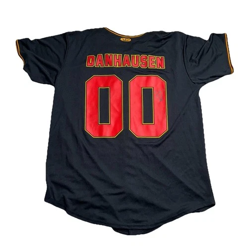 Danhausen Signed Jersey 00 AK XXL Black Red Pro Wrestling Autograph Very Nice