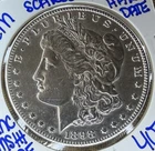1898-S $1 Morgan Silver Dollar BU