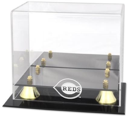 Cincinnati Reds Golden Classic Logo Mini Helmet Case - Picture 1 of 1