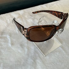 Foster Grant Tortoise Brown Gold Toned Butterfly Sunglasses MaxBlock CHELSEA