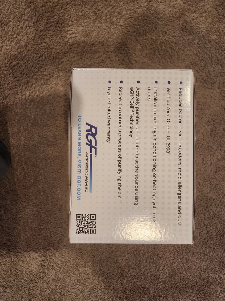 REME HALO® - ZERO-H4-AC - Purificador de aire en conducto para toda la casa cero ozono Foto 3 de 4