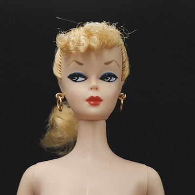 2009 Repro #1 Ponytail Barbie Golden Blonde Poodle Bangs Reproduction Collector