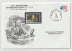 28/7/1993 USA FDC - WWII - F.D.R. Broadcasts Surrender Terms to Italy