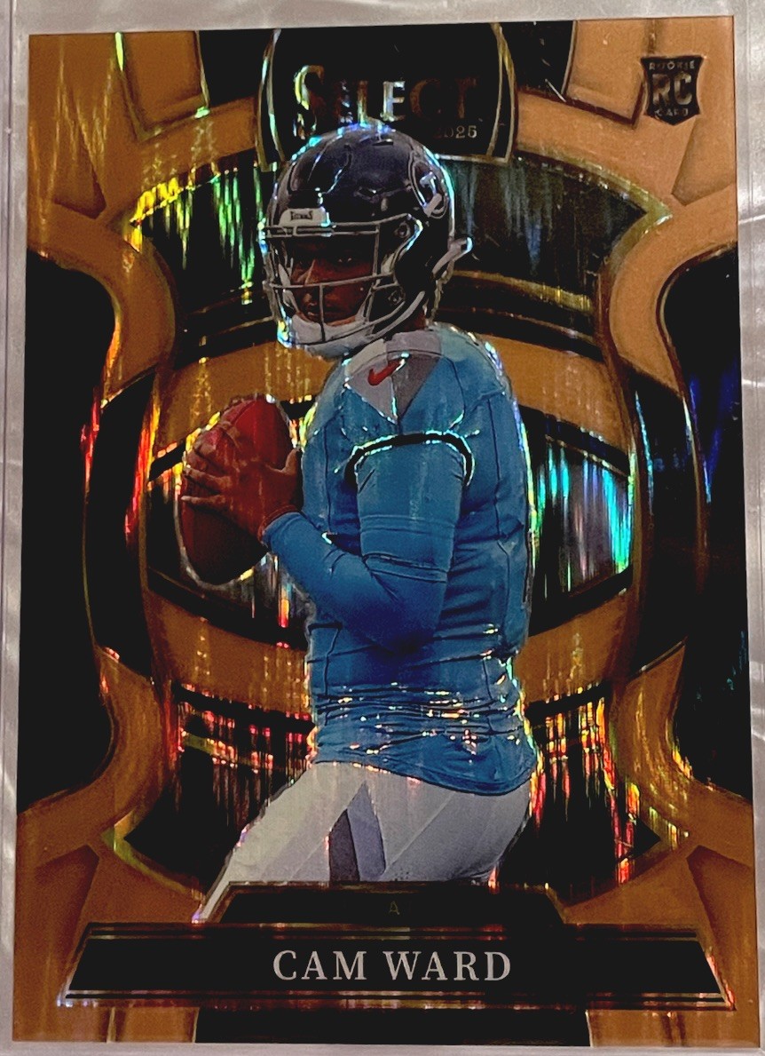 2025 Panini Select Copper Shock Prizm Concourse Rookie Cam Ward #26 Titans /899