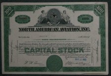 Lot 50 X North American Aviation, Inc. 1960s 100 Shares