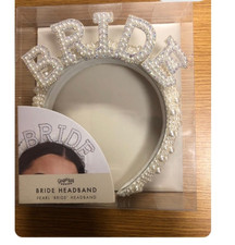 Bride Headband Pearl Hens Bachelorette Party Bridal Shower Wedding Decoration