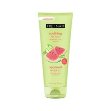 Soothing Watermelon & Aloe Gel Facial Mask, Hydrates, Nourishes, & Soothes Ir...