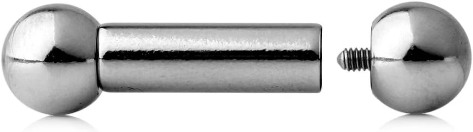 Прямая штанга с внутренней резьбой из хирургической стали 316 л 2G 4G 6G 8G - Изображение 3 из 4