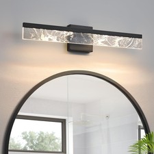 Modern Bathroom Light Fixtures Over Mirror - 24 Inch Black Vanity Light Bar 1...