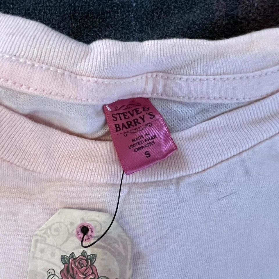 Steve and Barry's Y2K череп футболка размер маленький совершенно новый с ярлыком - Изображение 3 из 4