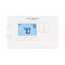 White-Rodgers 70 Series, 7-Day Programmable Thermostat, Heat Pump 2H/1C 