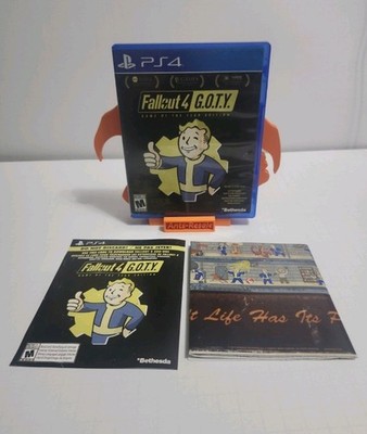 Fallout 4: Game of the Year Edition PS4 Game by Bethesda, Manual Included, M
