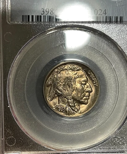1938 D Buffalo Nickel ~ PCGS MS65 ~ Nicely Toned!
