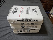 Vintage Plastic Backed Diapers 98 Baby Diapers Medium
