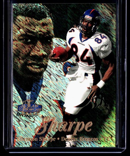 1998 Flair Showcase Row 1 (Grace) Shannon Sharpe Denver Broncos #41