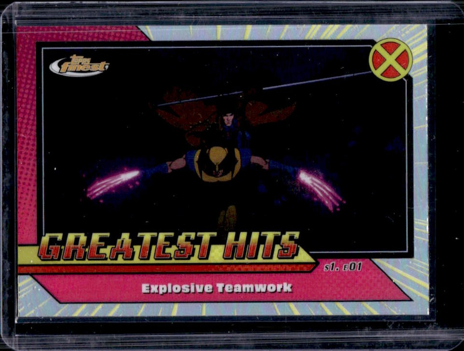 2025 Topps Finest X-Men '97 Explosive Teamwork Greatest Hits #GH-3
