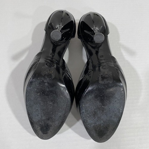 Alexander McQueen Black Patent Leather Platform Heels EU Size 37 - Picture 5 of 16