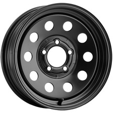 Unbranded Trailer Mod 15x6 5x4.5 0mm Black Wheel Rim 15 Inch