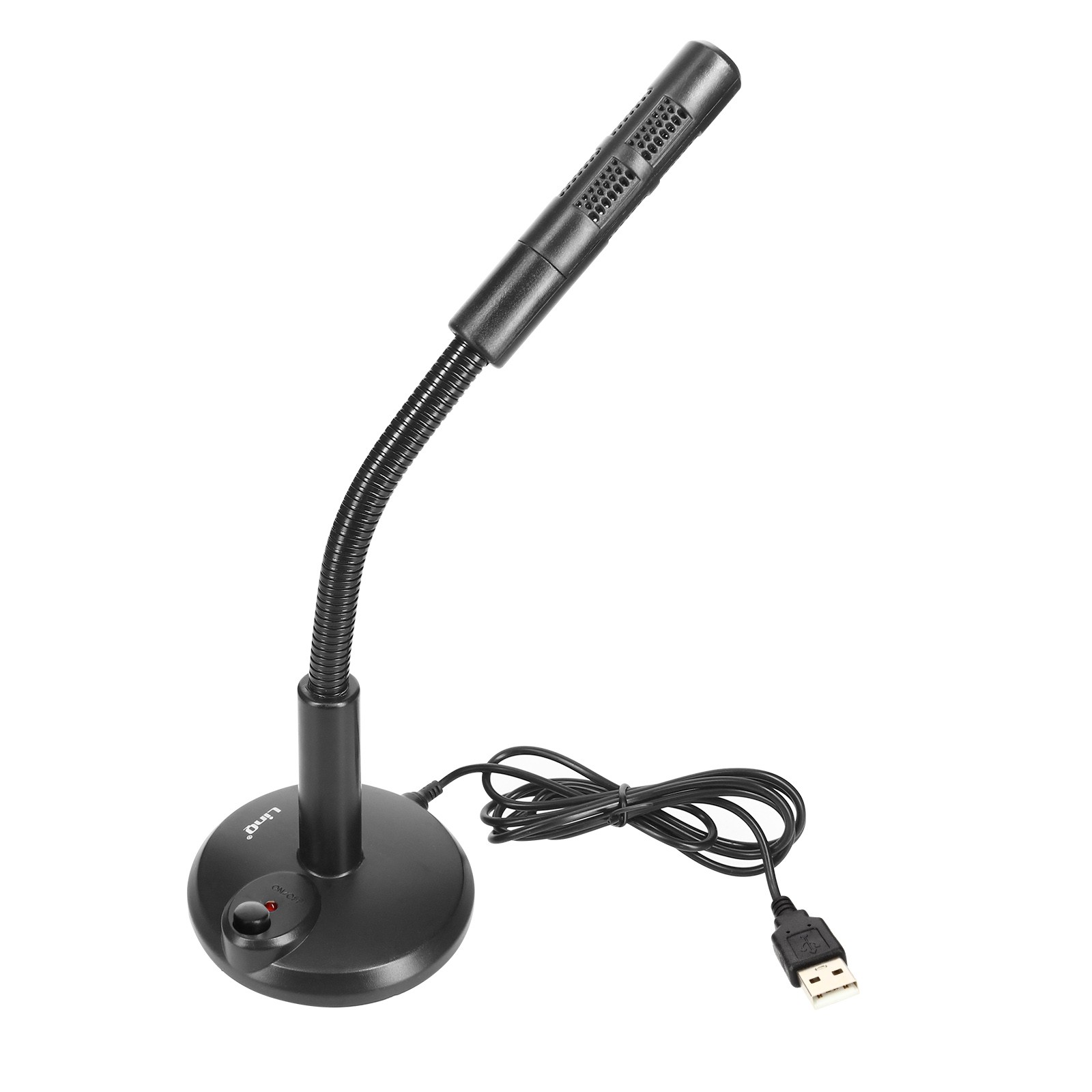 Microphone de bureau USB anti-bruit pour éliminer l'écho et les sons ambiants