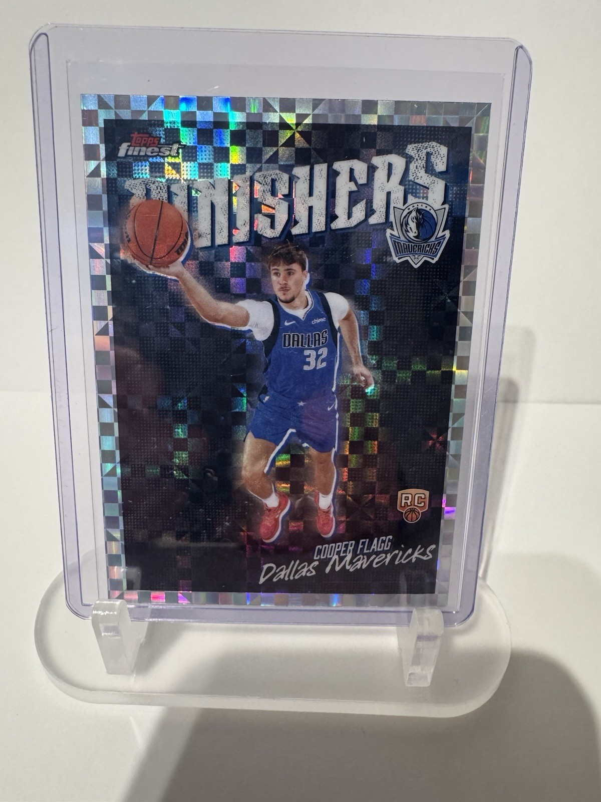 Cooper Flagg 2025-26 Topps Finest Finishers Geometric Refractor #FI-8 (RC)