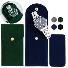 4PCS Watch Travel Case for Men and Women Portable Velvet Watch Pouch Watch St...