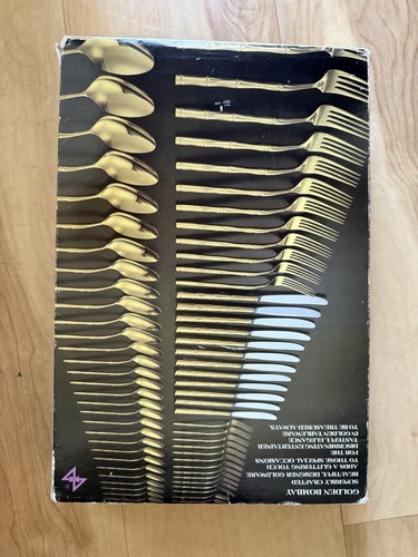 Barclay Geneve Golden Crown Royal 24K Gold Electroplate 25 Pieces Flatware set - Picture 3 of 4
