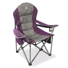 LANMOUNTAIN Camping Chairs for Adults,High Back Folding Camp Chair Cup Holder