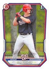Sam Petersen 2026 Bowman BP-122 Washington Nationals BASEBALL Card