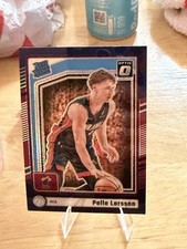 2024-25 Panini Donruss Optic - Rated Rookie Pelle Larsson #293 Purple Shock P...
