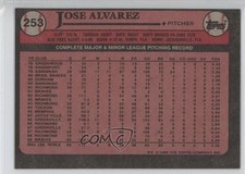 1989 Topps Blank Front Jose Alvarez #253 0b6