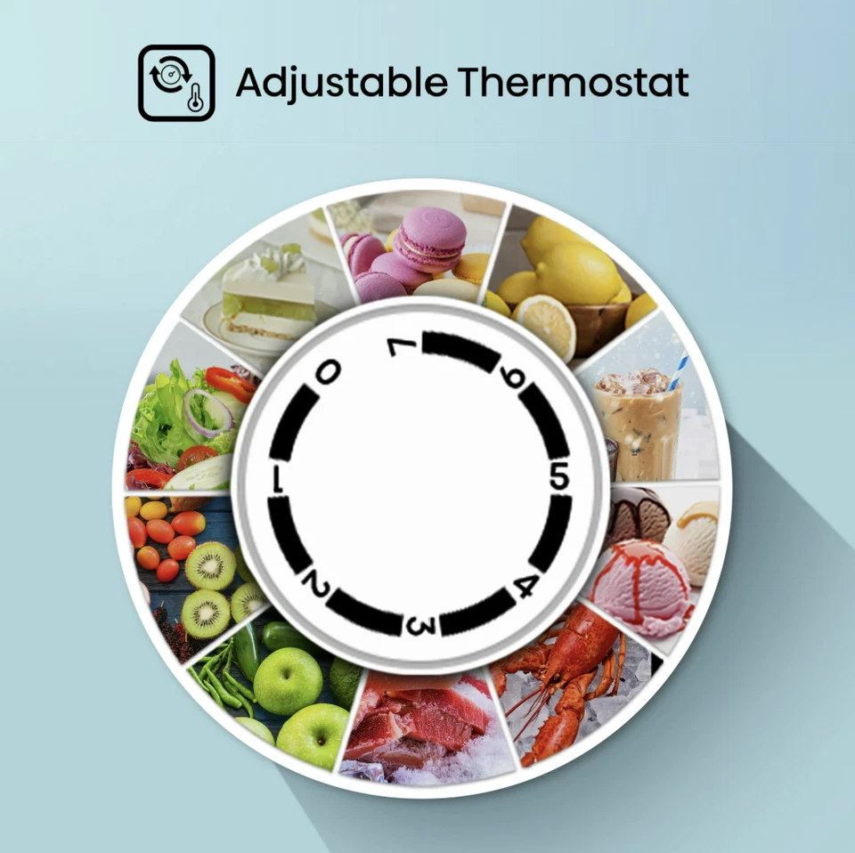 Mini refrigerador Hisense de 4,4 pies cúbicos, puerta única, Energy Star, nuevo. Foto 4 de 4