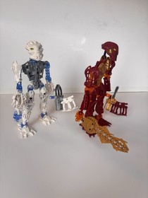 LEGO BIONICLE LOT 8732 8727 INIKA TOA MATORO TOA JALLER GREAT CONDITION