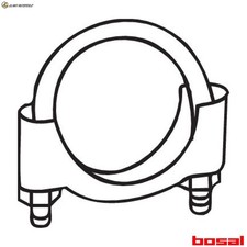 KLEMMSTÜCK ABGASANLAGE 250-238 FÜR PEUGEOT FIAT SEICENTO/600 CINQUECENTO  FORD